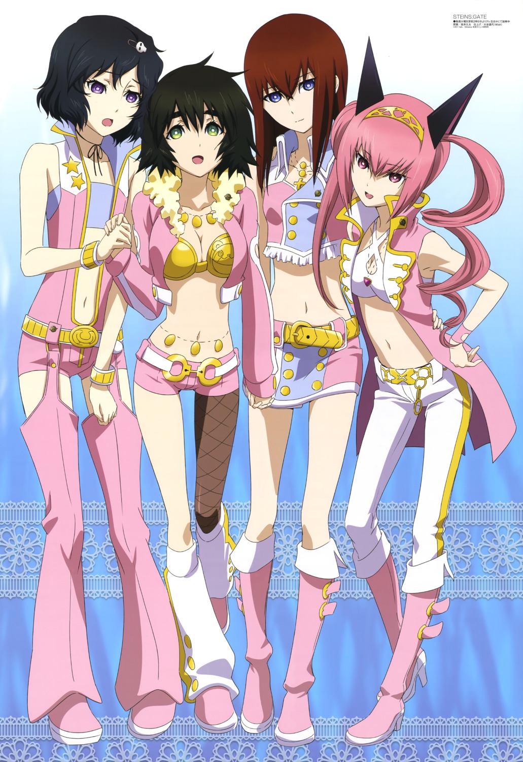cosplay, faris_nyanyan, makise_kurisu, sakai_kyuuta, shiina_mayuri, steins;gate, the_idolm@ster, trap, urushibara_luka