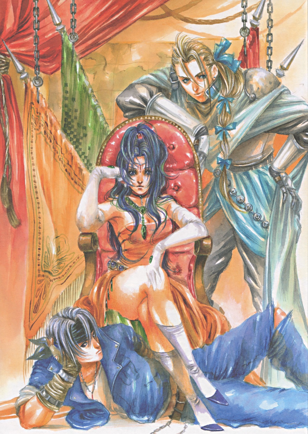 ayako_wakka, edgar_roni_figaro, final_fantasy, final_fantasy_vi, locke_cole, tina_branford