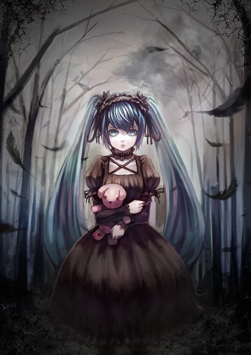 bryanth, dress, gothic_lolita, hatsune_miku, lolita_fashion, vocaloid