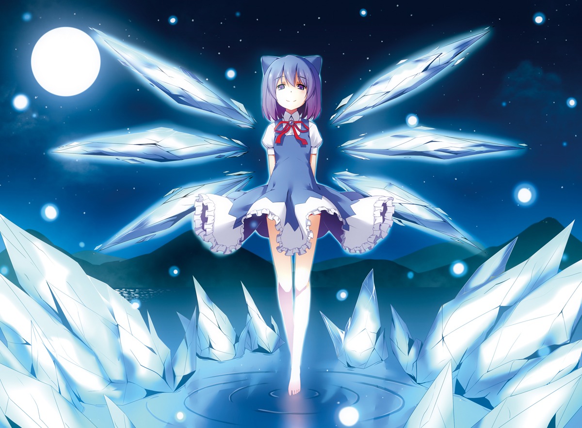 cirno, d2c, touhou, wings