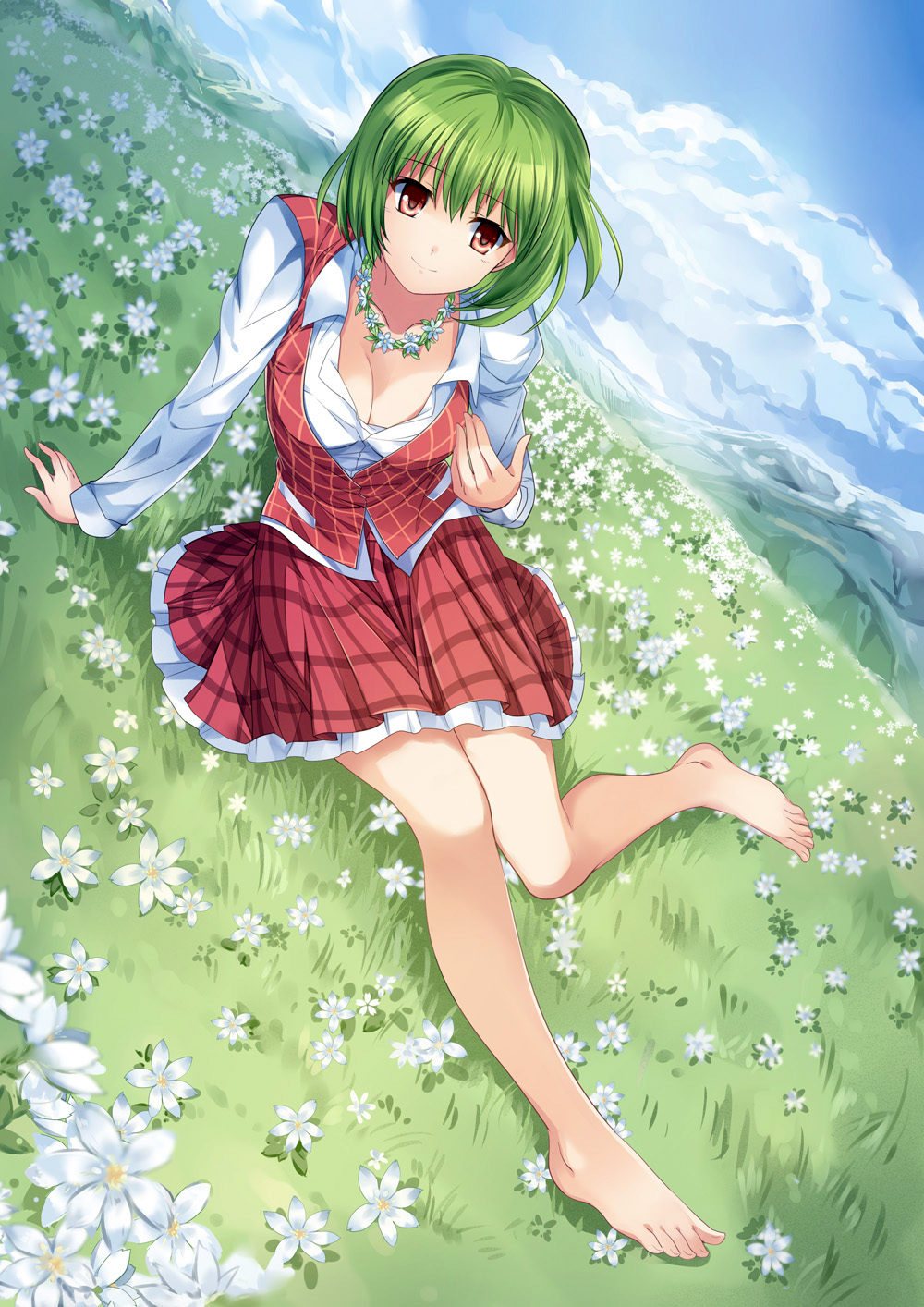 cleavage, kazami_yuuka, pico_(artist), touhou