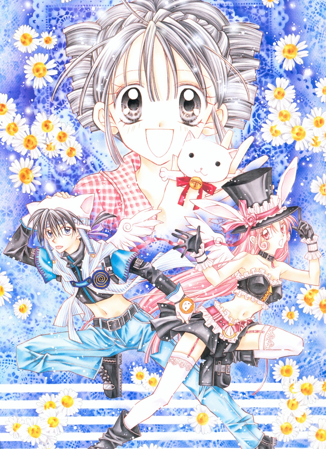 animal_ears, full_moon_wo_sagashite, kouyama_mitsuki, meroko_yui, takuto_kira, tanemura_arina, wings