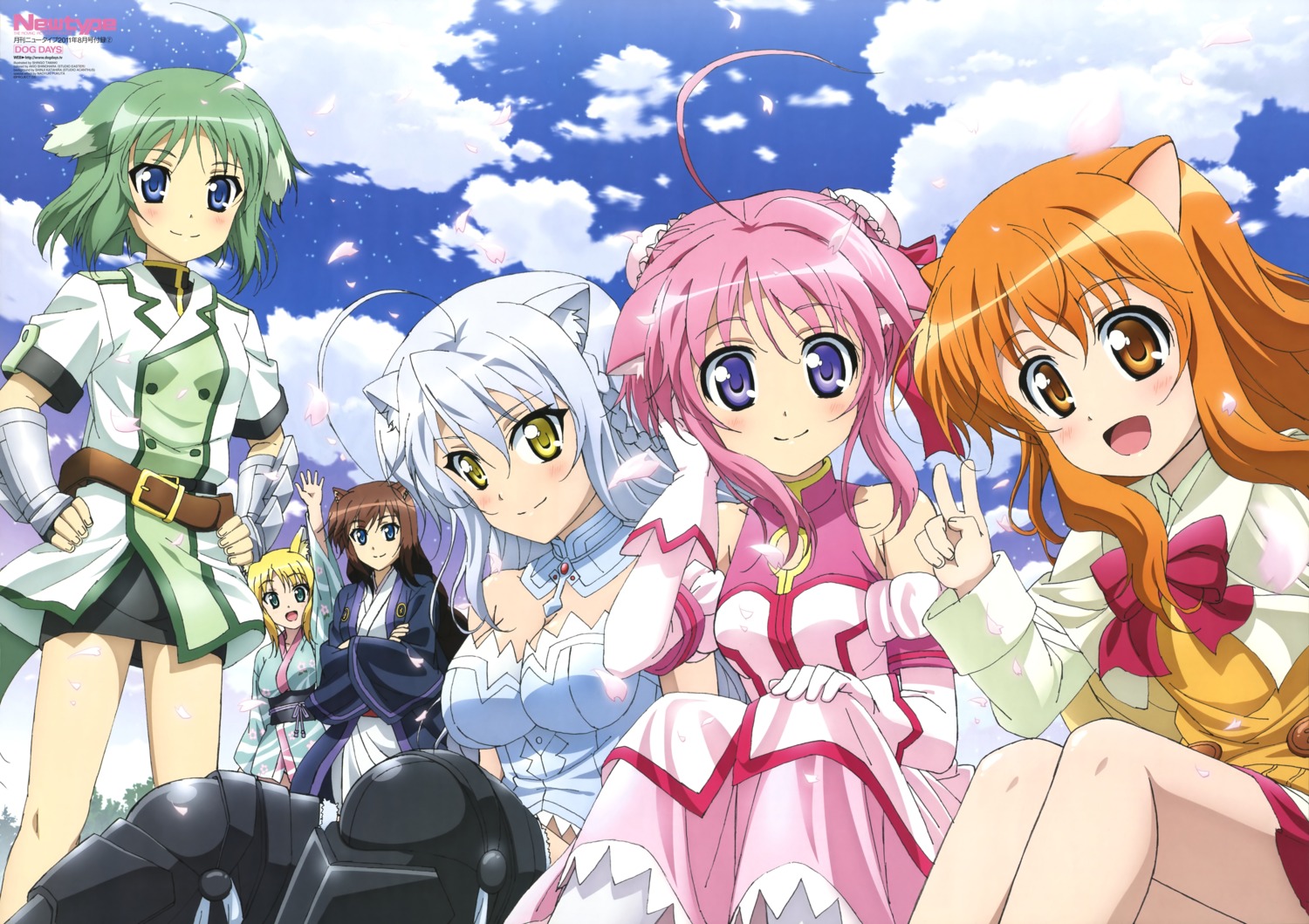 animal_ears, brioche_d'arquien, dog_days, eclair_martinozzi, kitsune, leonmitchelli_galette_des_rois, millhiore_f_biscotti, ricotta_elmar, tamaki_shingo, yukikaze_panettone