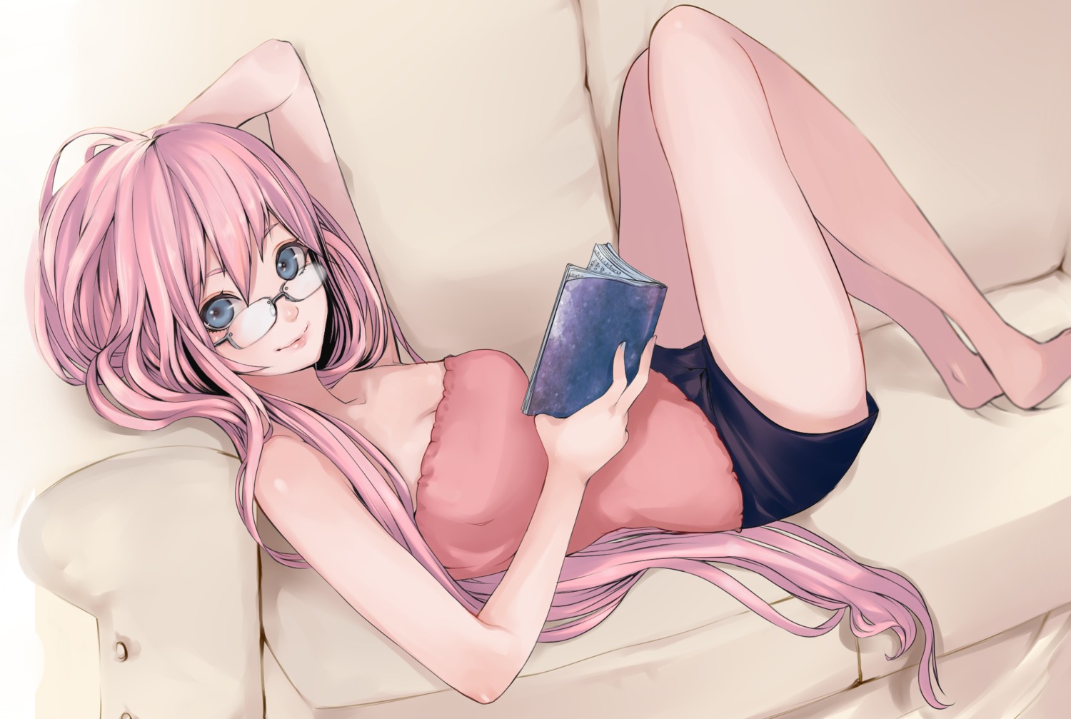 megane, megurine_luka, settyaro, vocaloid