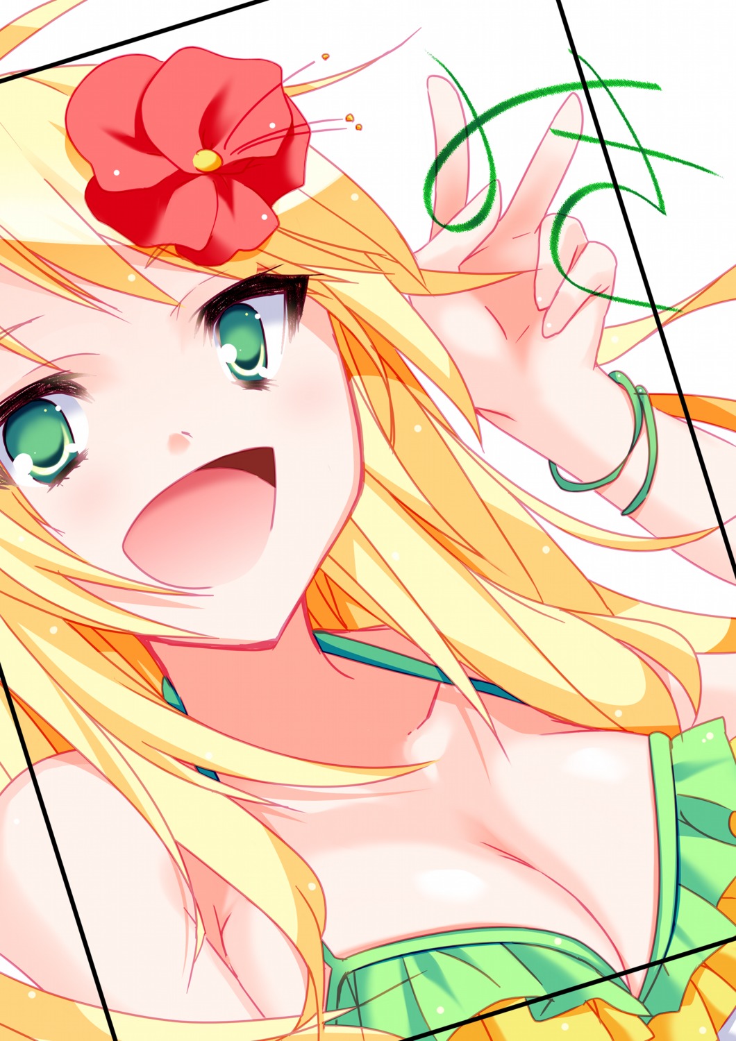 cleavage, hoshii_miki, kanzaki_yuki, the_idolm@ster