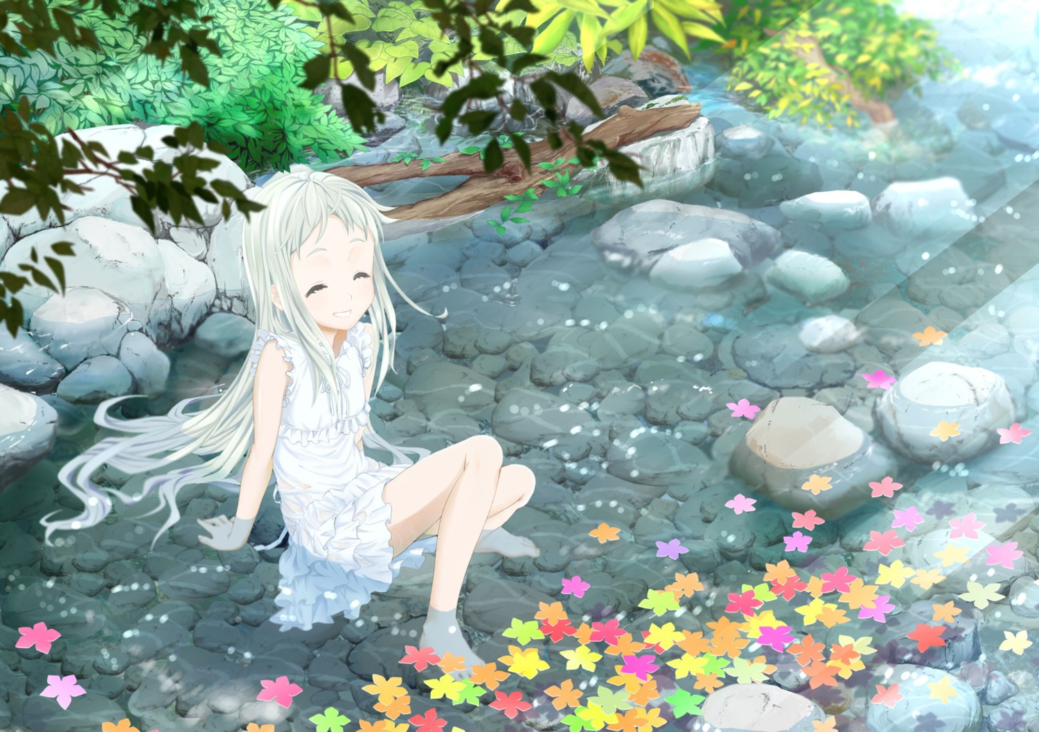 ano_hi_mita_hana_no_namae_wo_bokutachi_wa_mada_shiranai, dress, honma_meiko, itinana