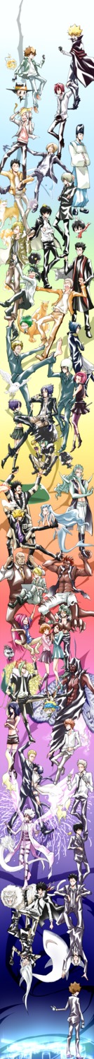 eyepatch, hana_azuki, katekyo_hitman_reborn!, megane, mermaid, monster_girl, sawada_tsunayoshi