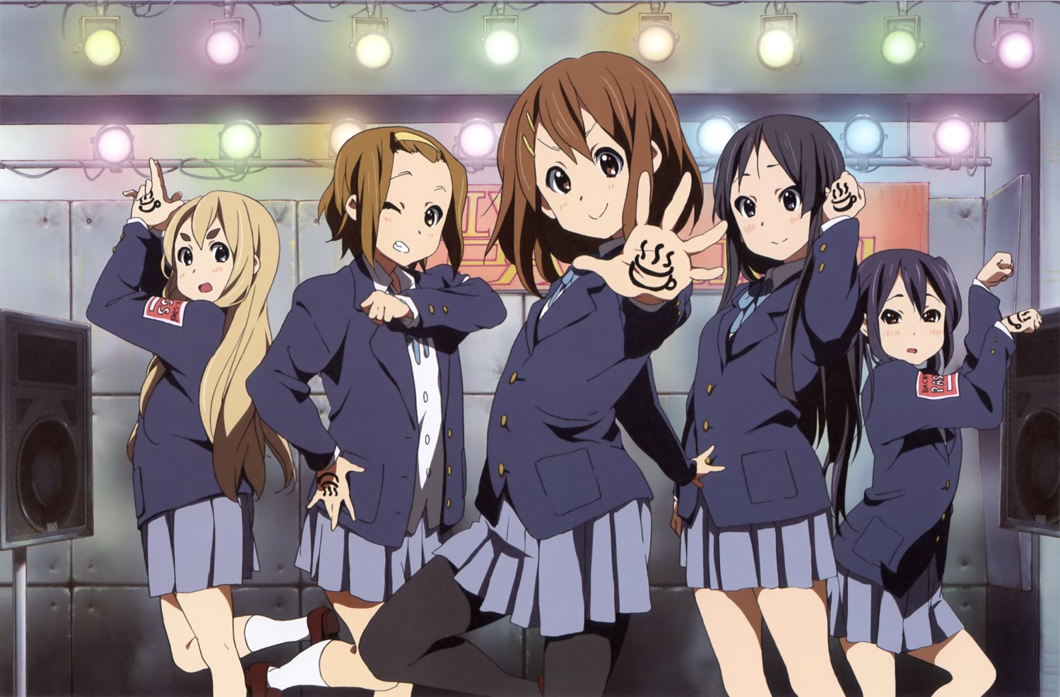 akiyama_mio, hirasawa_yui, k-on!, kotobuki_tsumugi, nakano_azusa, pantyhose, seifuku, tainaka_ritsu