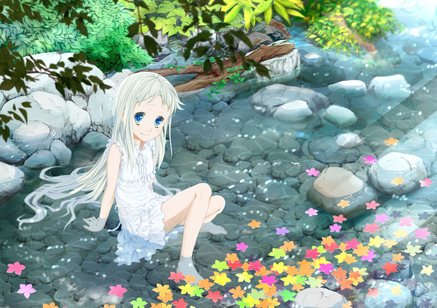 ano_hi_mita_hana_no_namae_wo_bokutachi_wa_mada_shiranai, dress, honma_meiko, itinana