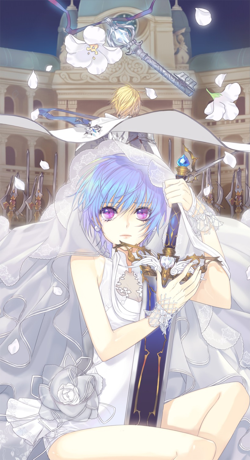 dress, enk, sword, wedding_dress