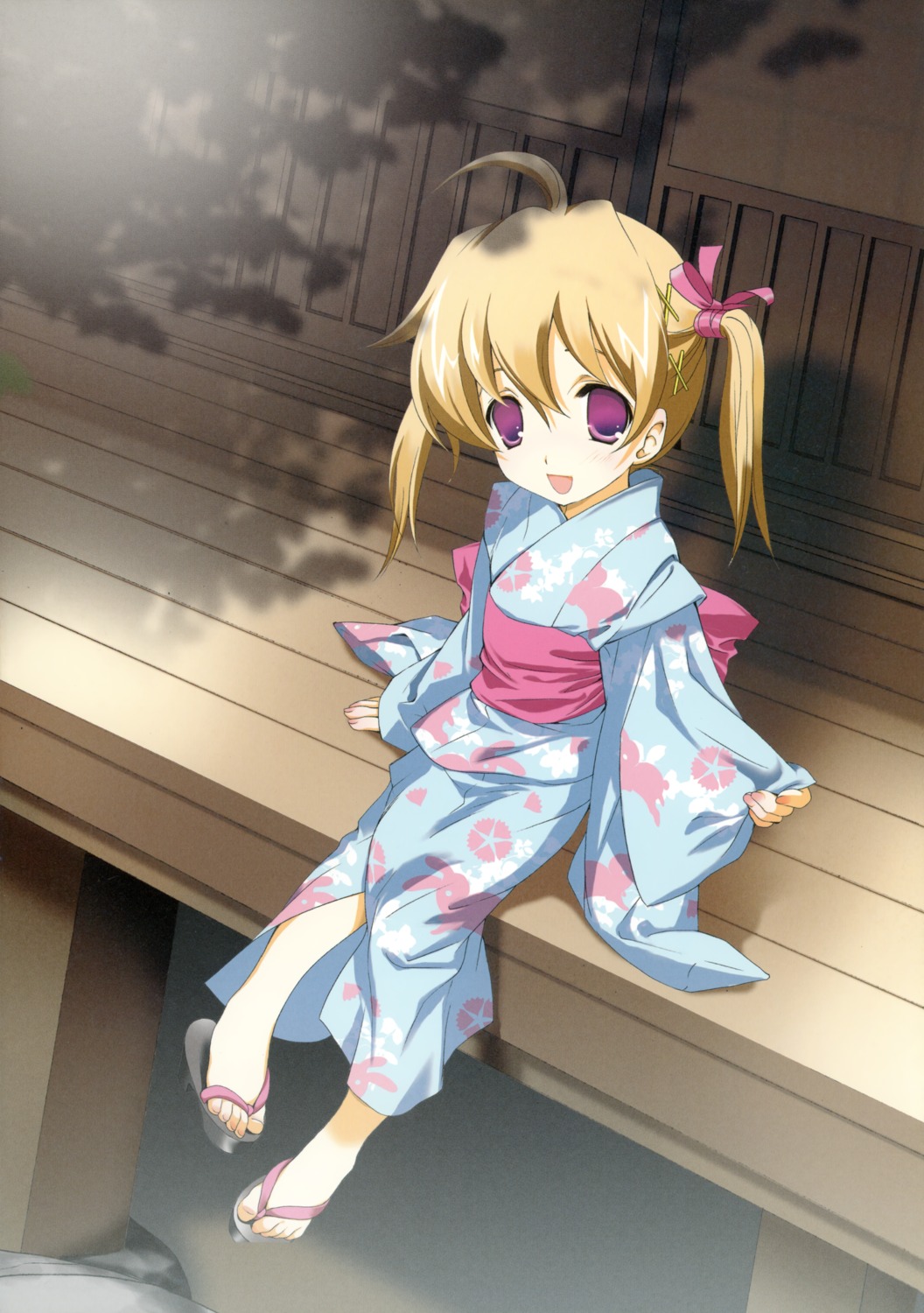 kyougetsutei, miyashita_miki, paper_texture, yukata