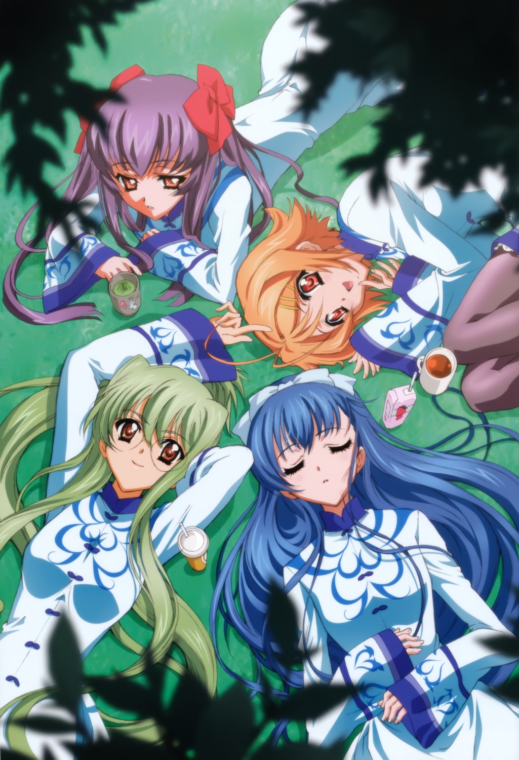 inukai_makoto, kawakabe_momoka, kikyou_(touka_gettan), nishida_asako, rokujou_shouko, touka_gettan