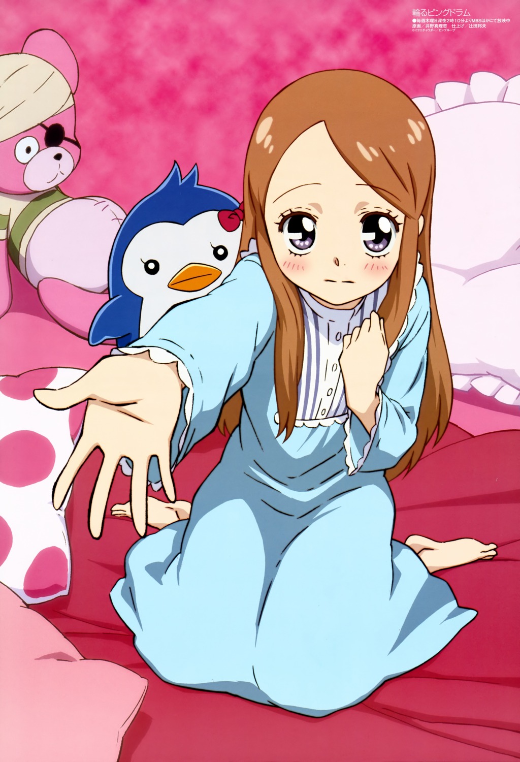 ino_marie, mawaru_penguindrum, pajama, penguin, takakura_himari