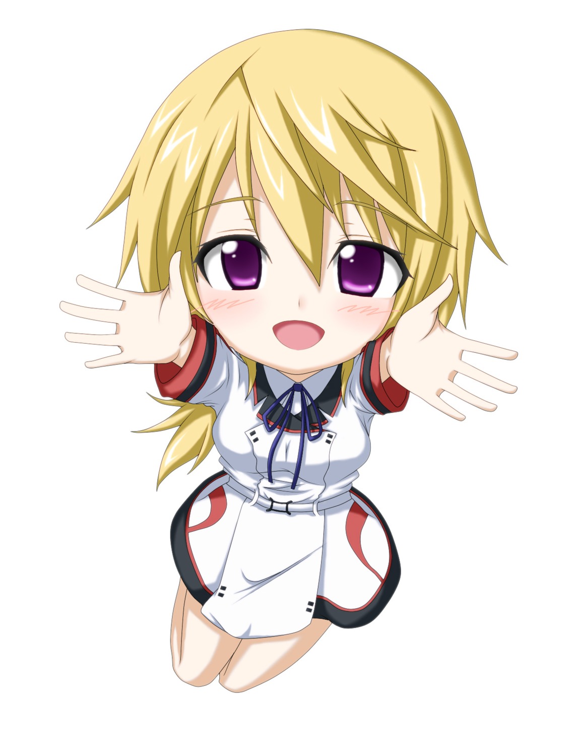 charlotte_dunois, chibi, infinite_stratos, kuena, seifuku