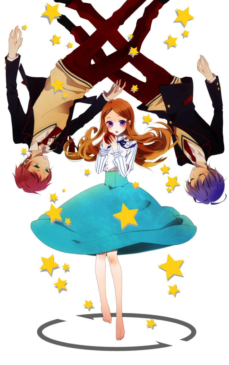 mawaru_penguindrum, nico_(artist), takakura_himari, takakura_kanba, takakura_shouma