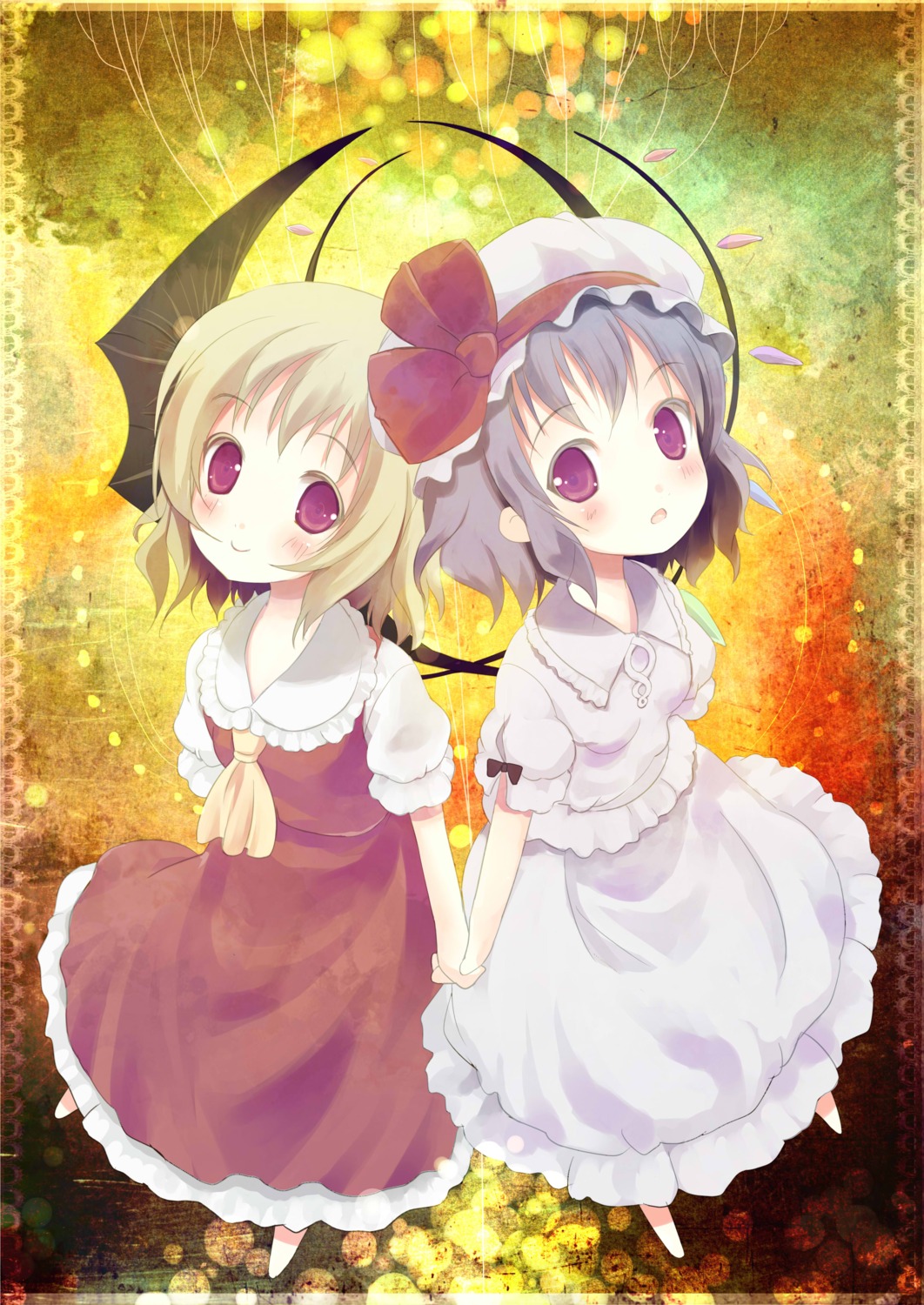 flandre_scarlet, remilia_scarlet, siro, touhou