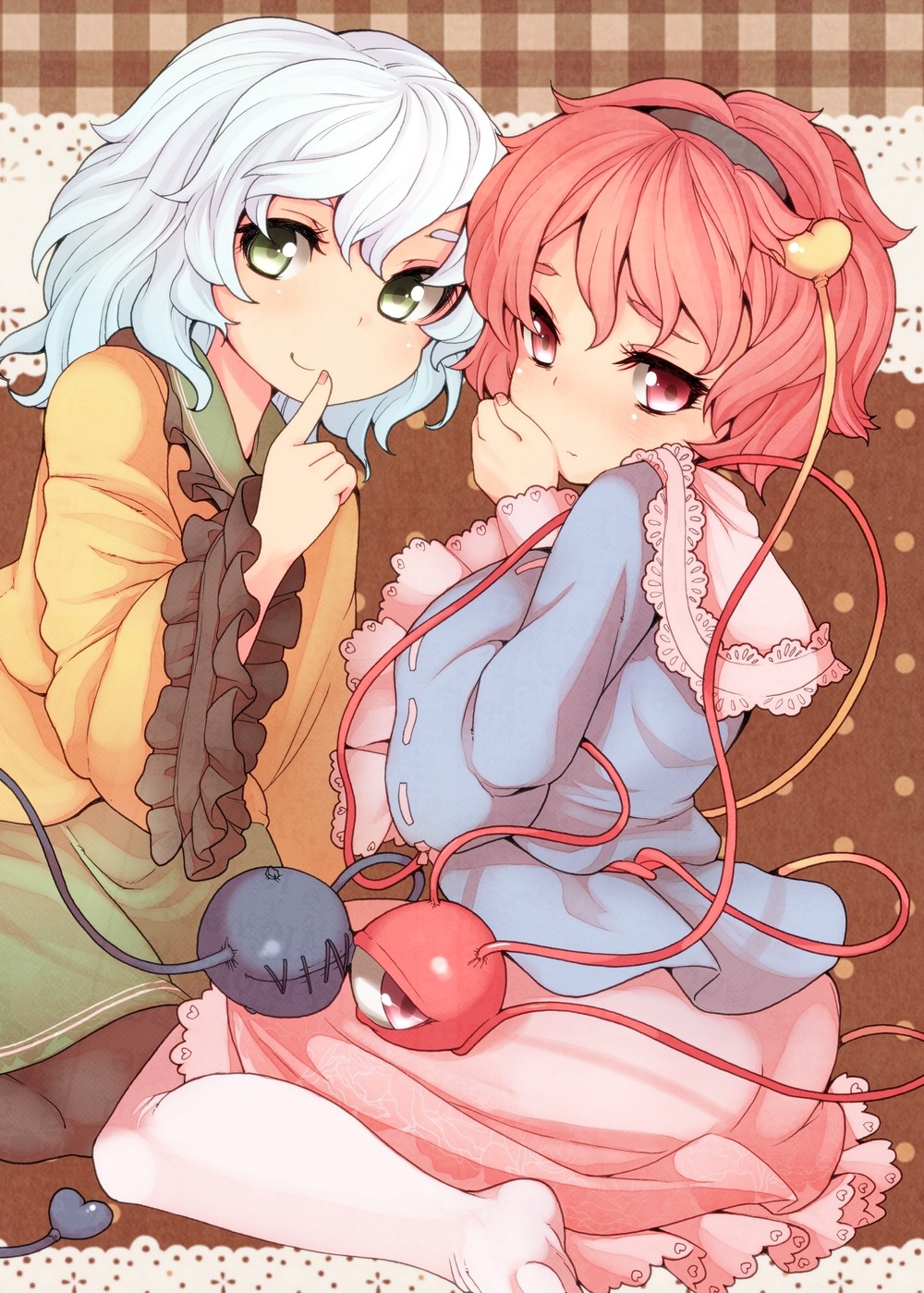komeiji_koishi, komeiji_satori, sacha, touhou