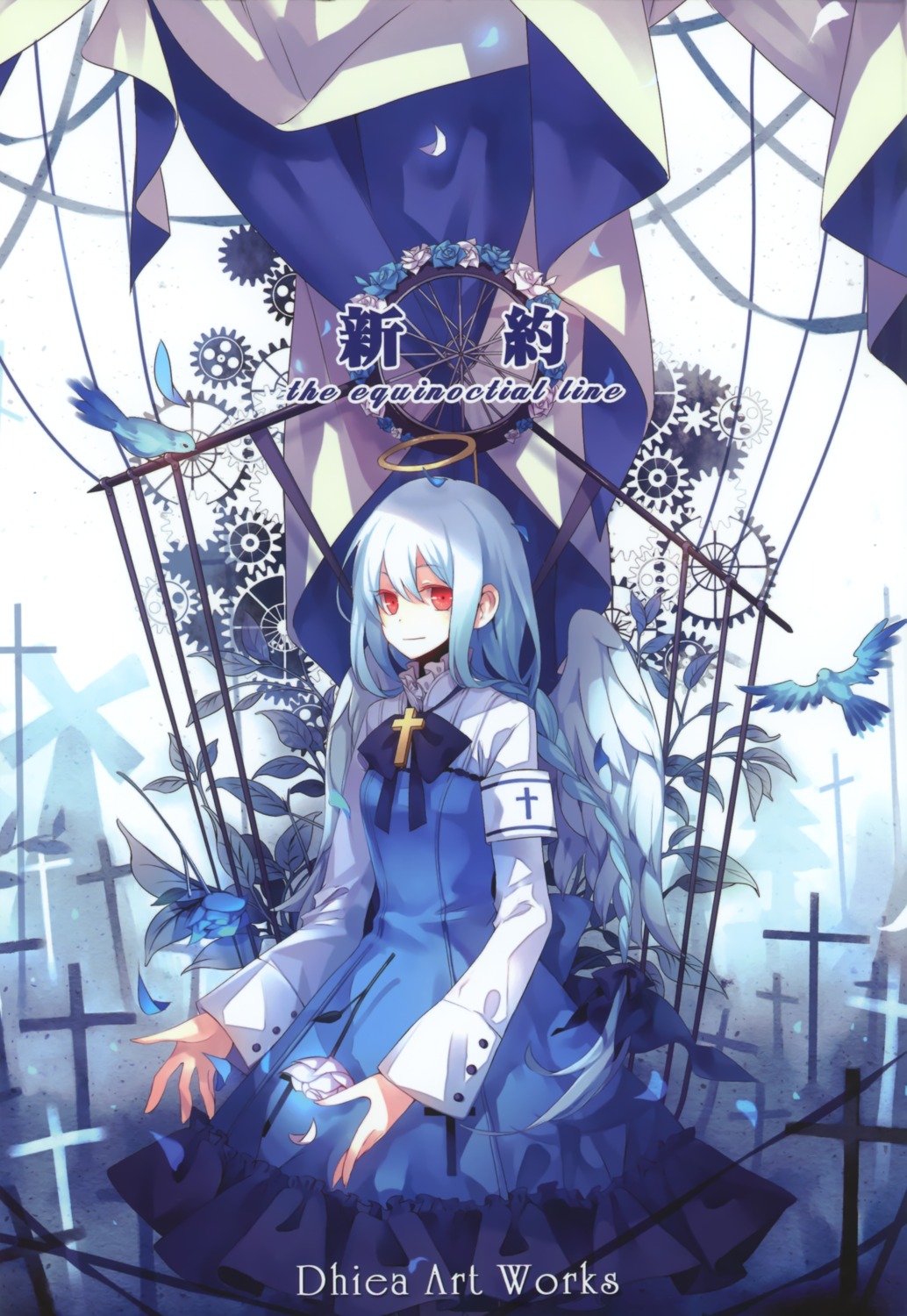angel, dhiea, dress, gothic_lolita, joshua, lolita_fashion, moe_shoujo_ryouiki, pause