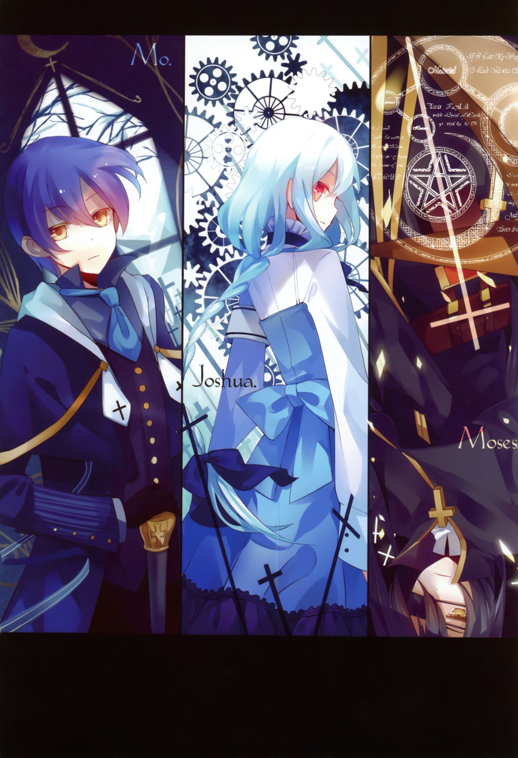 dhiea, dress, eyepatch, gothic_lolita, joshua, lolita_fashion, mo_seville, moe_shoujo_ryouiki