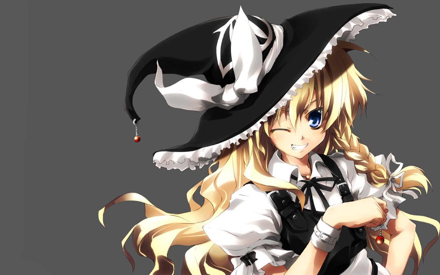 kirisame_marisa, matsuno_canel, touhou, wallpaper, witch