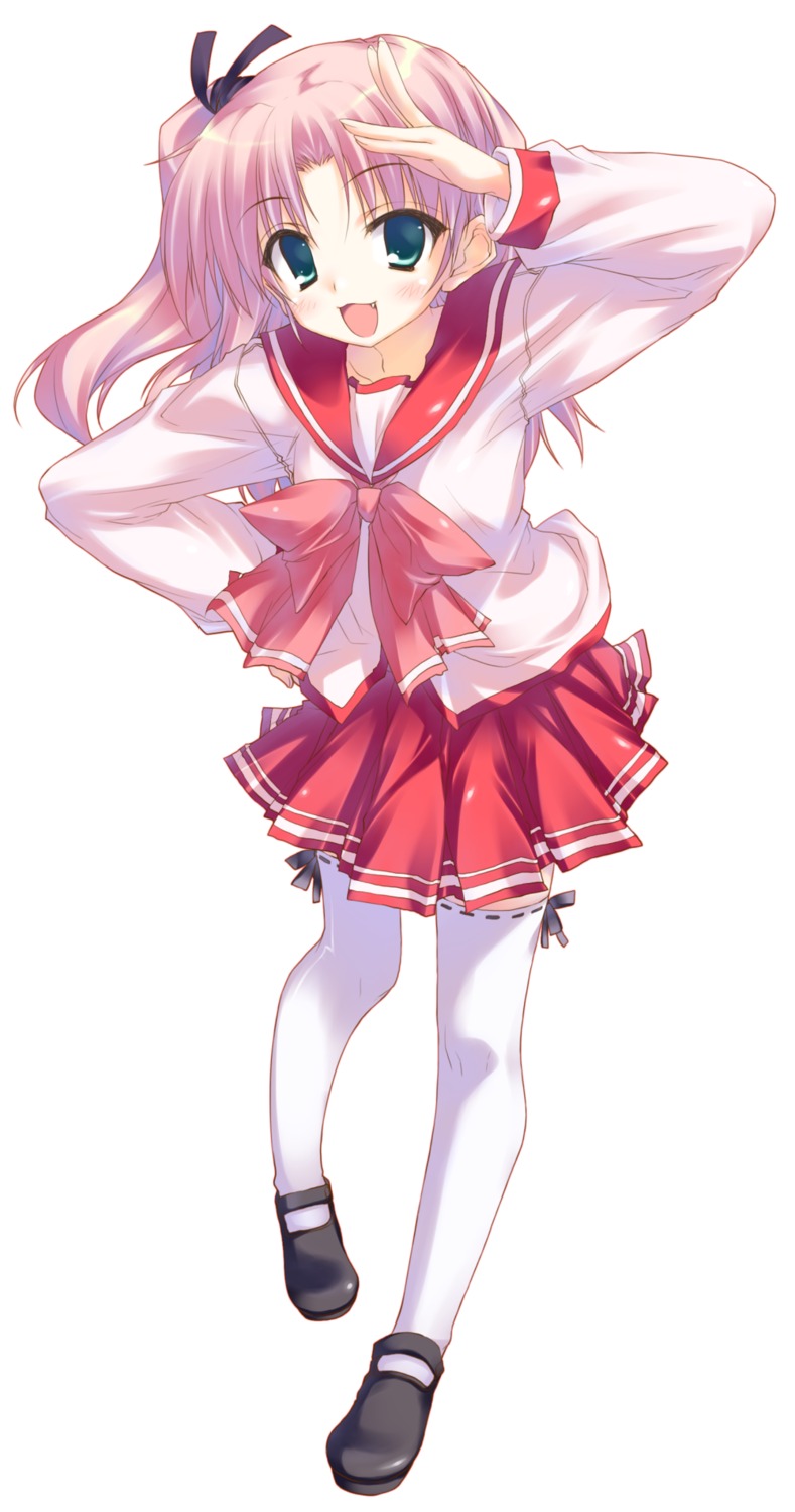 maaryan, seifuku, takeshi_shinobu, thighhighs, to_heart_(series), to_heart_2