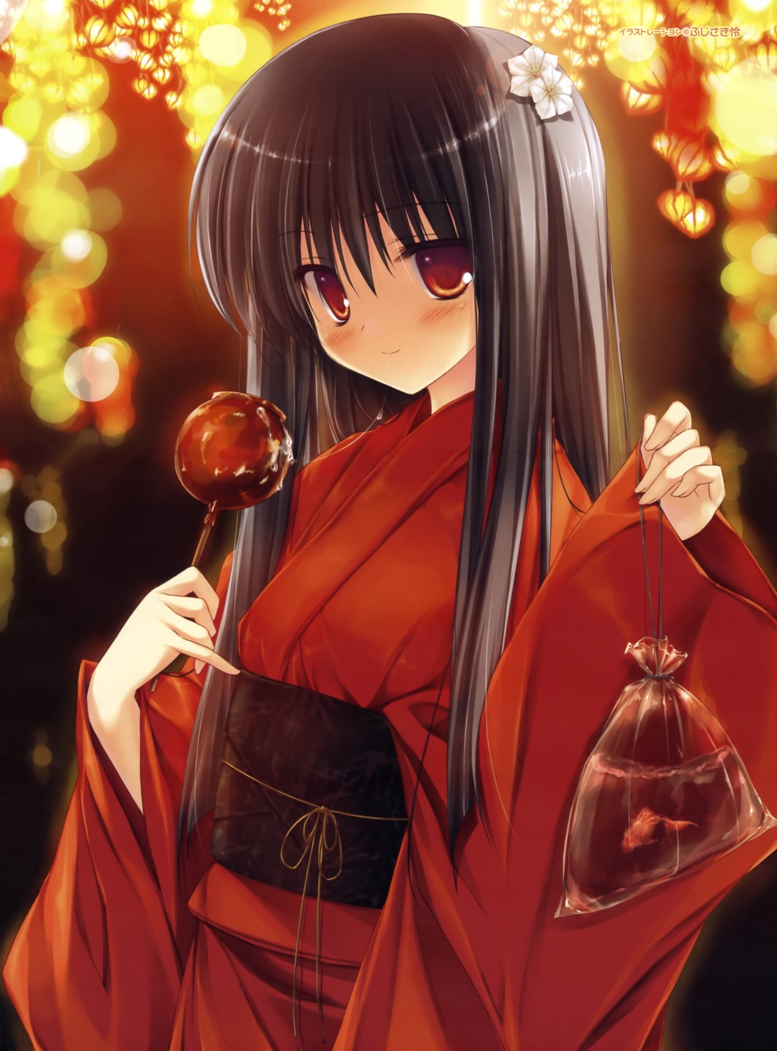 fujisaki_rei, yukata