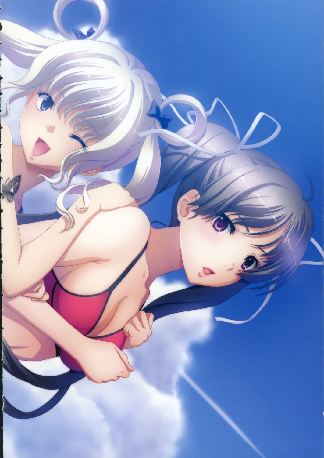 bikini, cleavage, swimsuits, tadano_akira