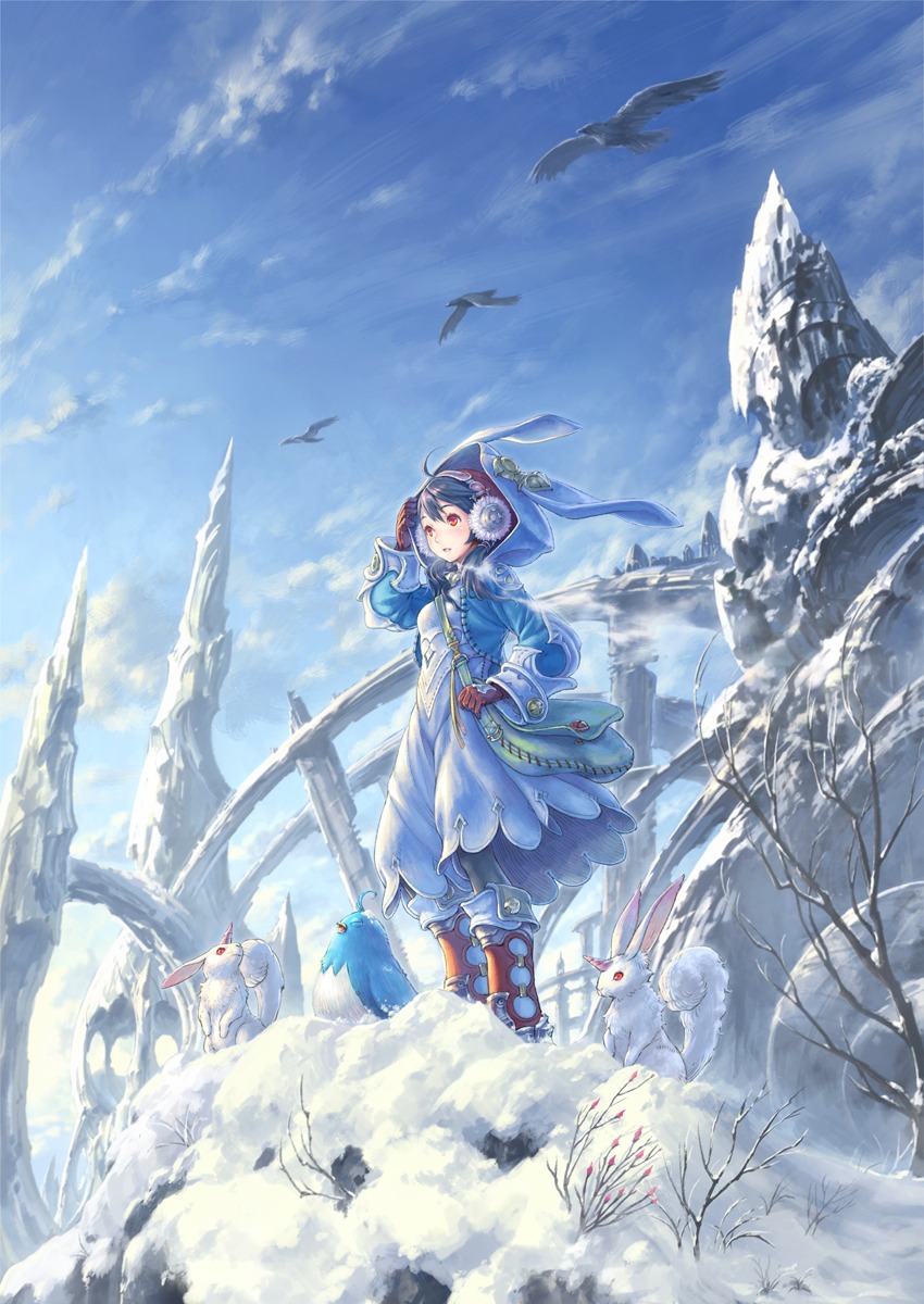 dress, hisakata_souji, landscape