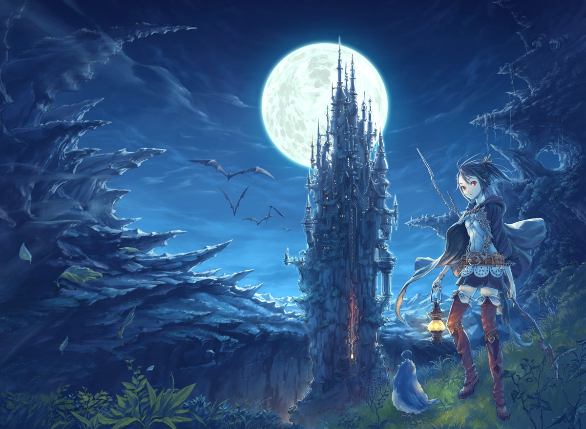 hisakata_souji, landscape, thighhighs