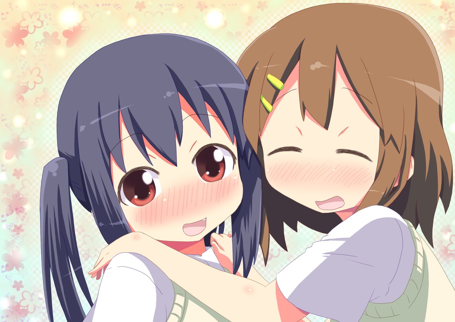 hirasawa_yui, k-on!, nakano_azusa, tennouji_masamichi