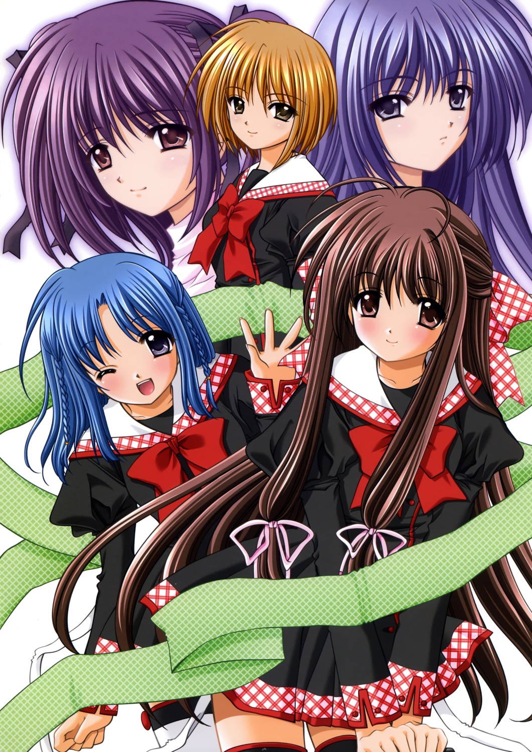 akane_mizuhara, emiho_mutsu, final_approach, miki_moriya, nishimata_aoi, seifuku, shizuka_masuda, yurika_menou