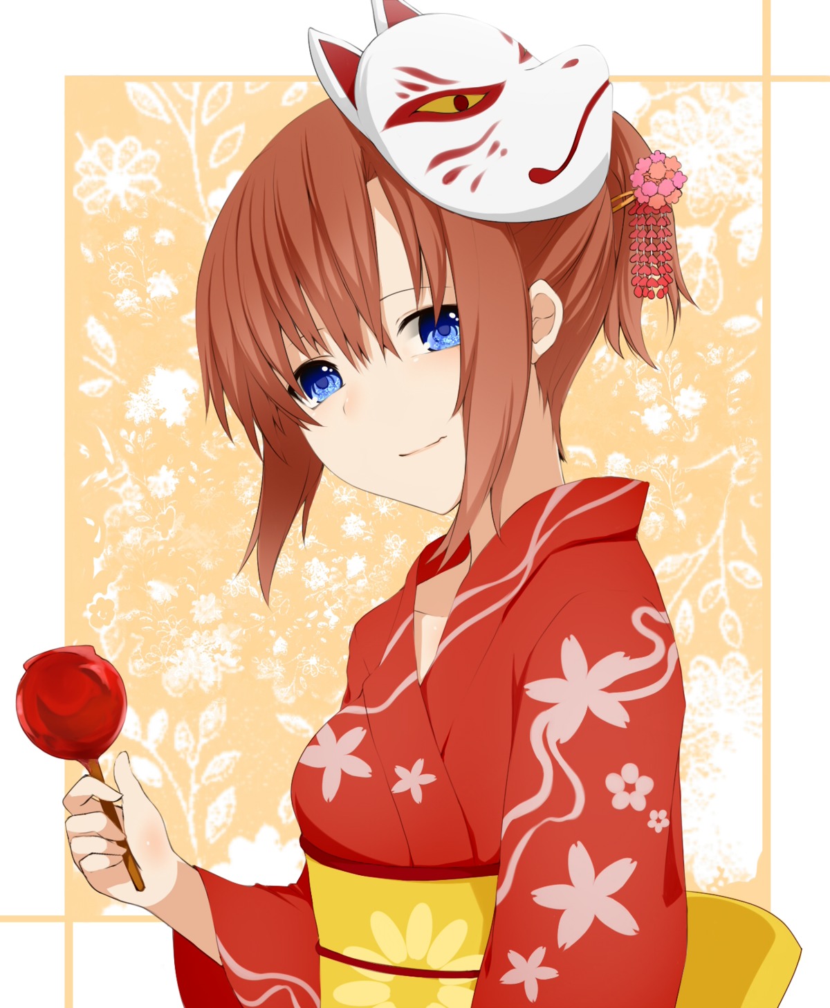 higurashi_no_naku_koro_ni, kitsune, nemu_(artist), ryuuguu_rena, yukata