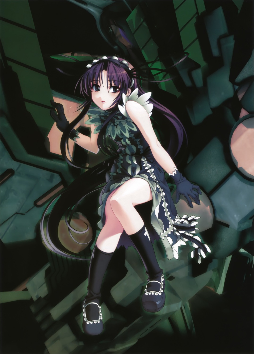 demonbane, dress, etheldreda, gothic_lolita, lolita_fashion, mecha, nitroplus, niθ