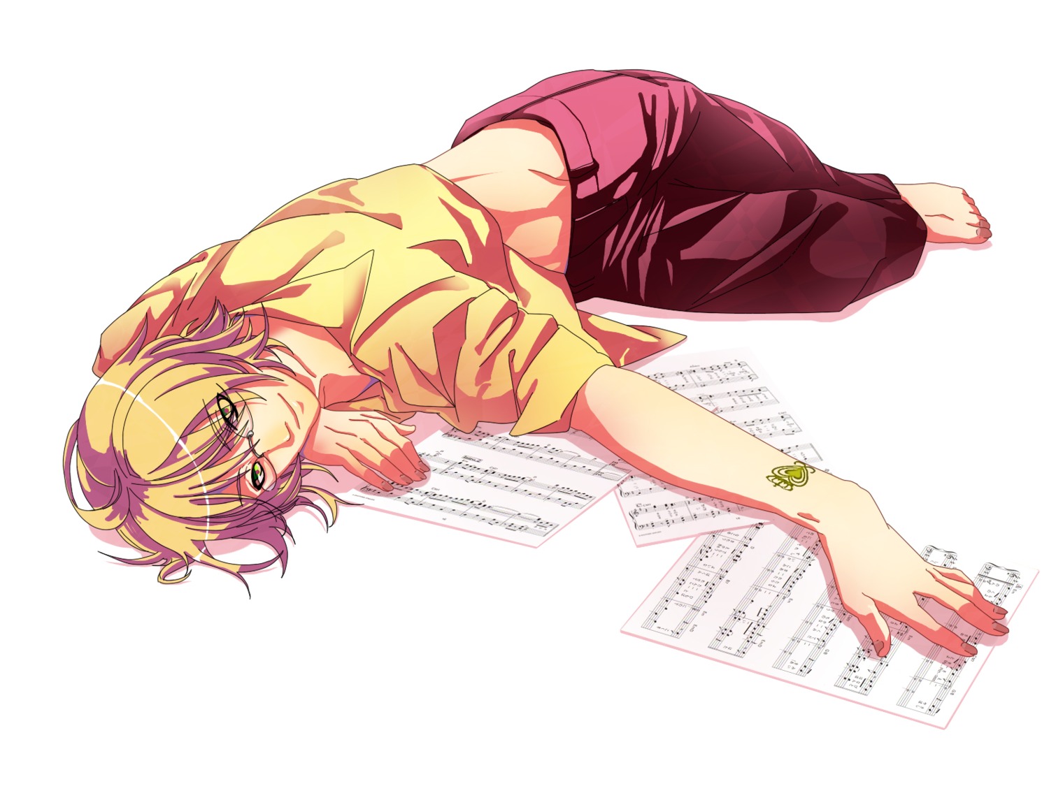 male, megane, shinomiya_natsuki, touka0919, uta_no_prince_sama, wallpaper