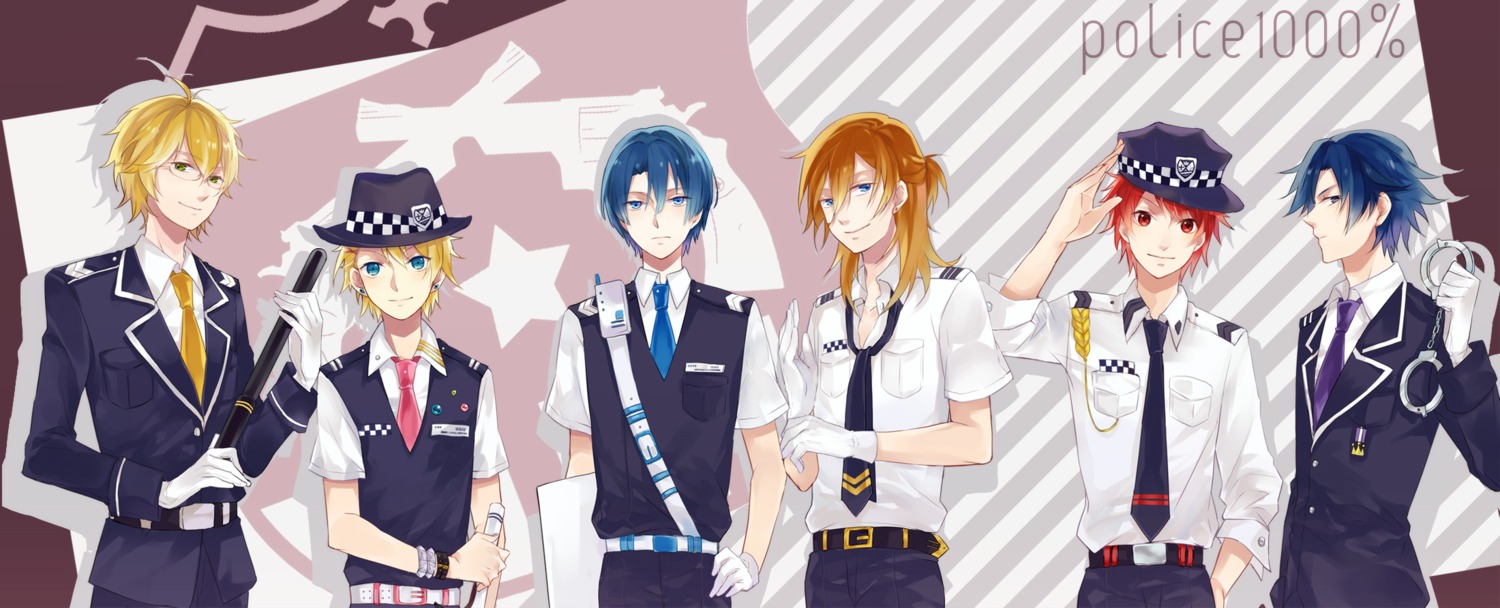 hijirikawa_masato, ichinose_tokiya, ittoki_otoya, jinguuji_ren, kurusu_shou, male, megane, shinomiya_natsuki, tian_daoling, uniform, uta_no_prince_sama