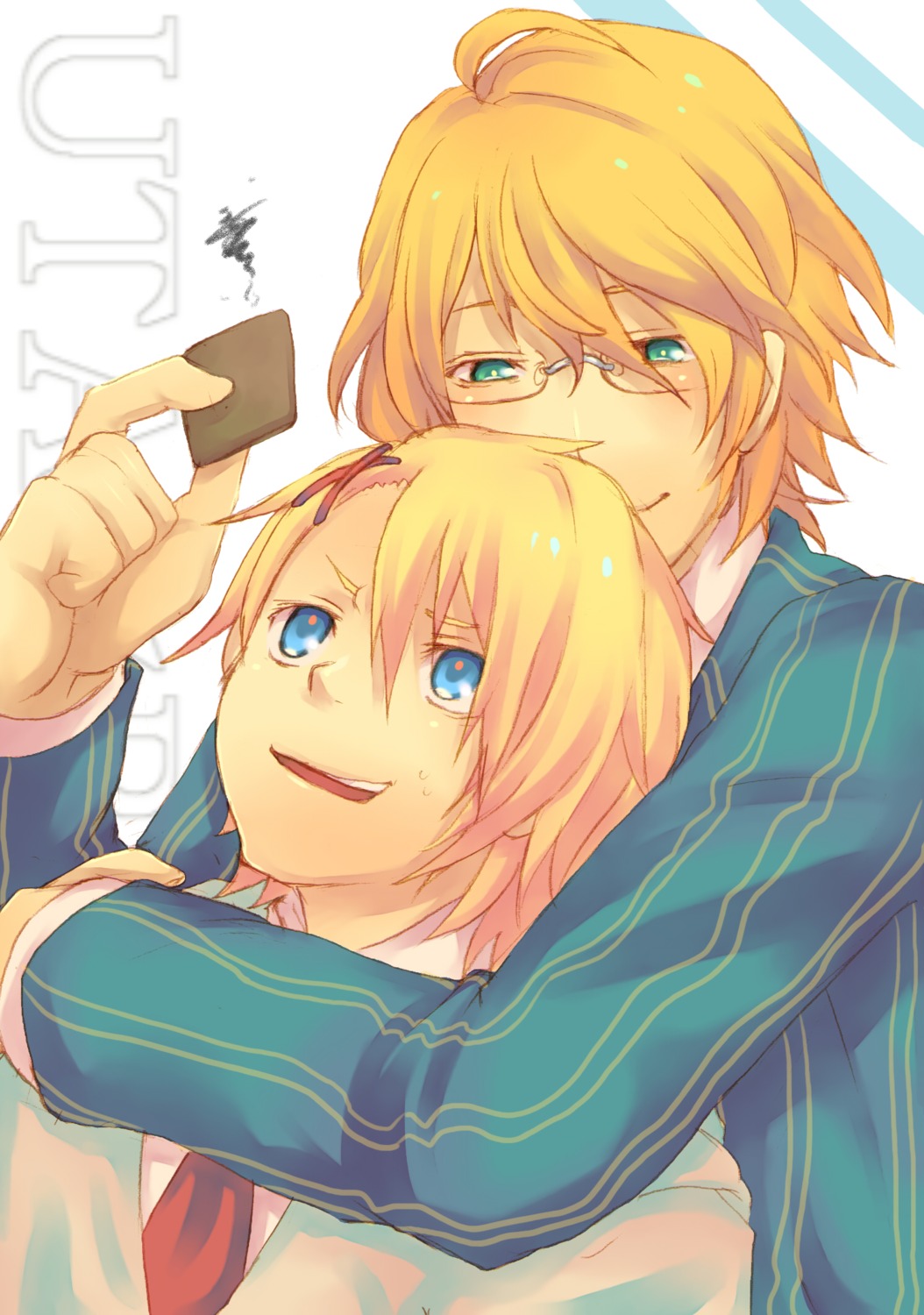 hodaka, kurusu_shou, male, megane, shinomiya_natsuki, uta_no_prince_sama