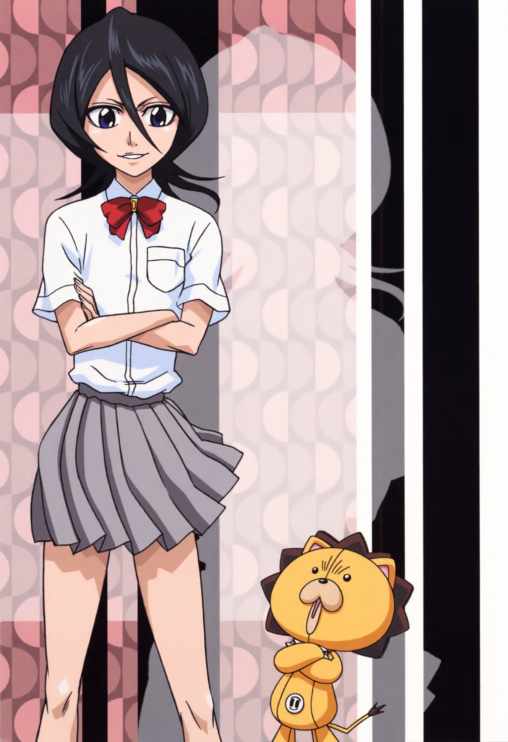 bleach, kon, kuchiki_rukia, seifuku, tagme