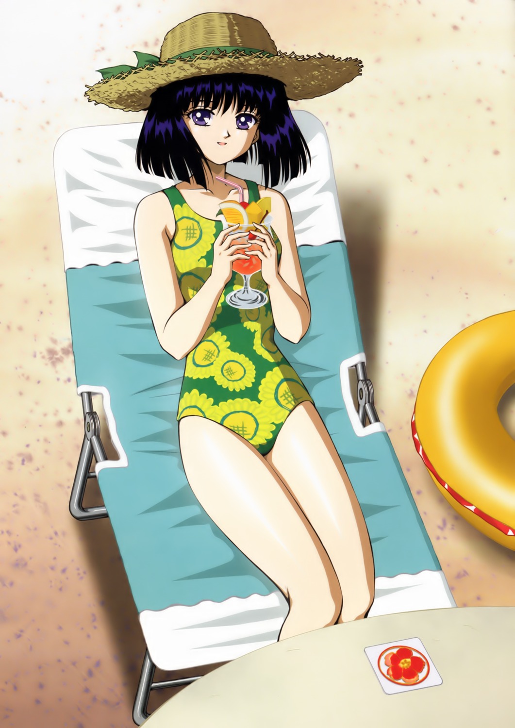 bishoujo_senshi_sailor_moon, hino_ryutaro, swimsuits, tomoe_hotaru