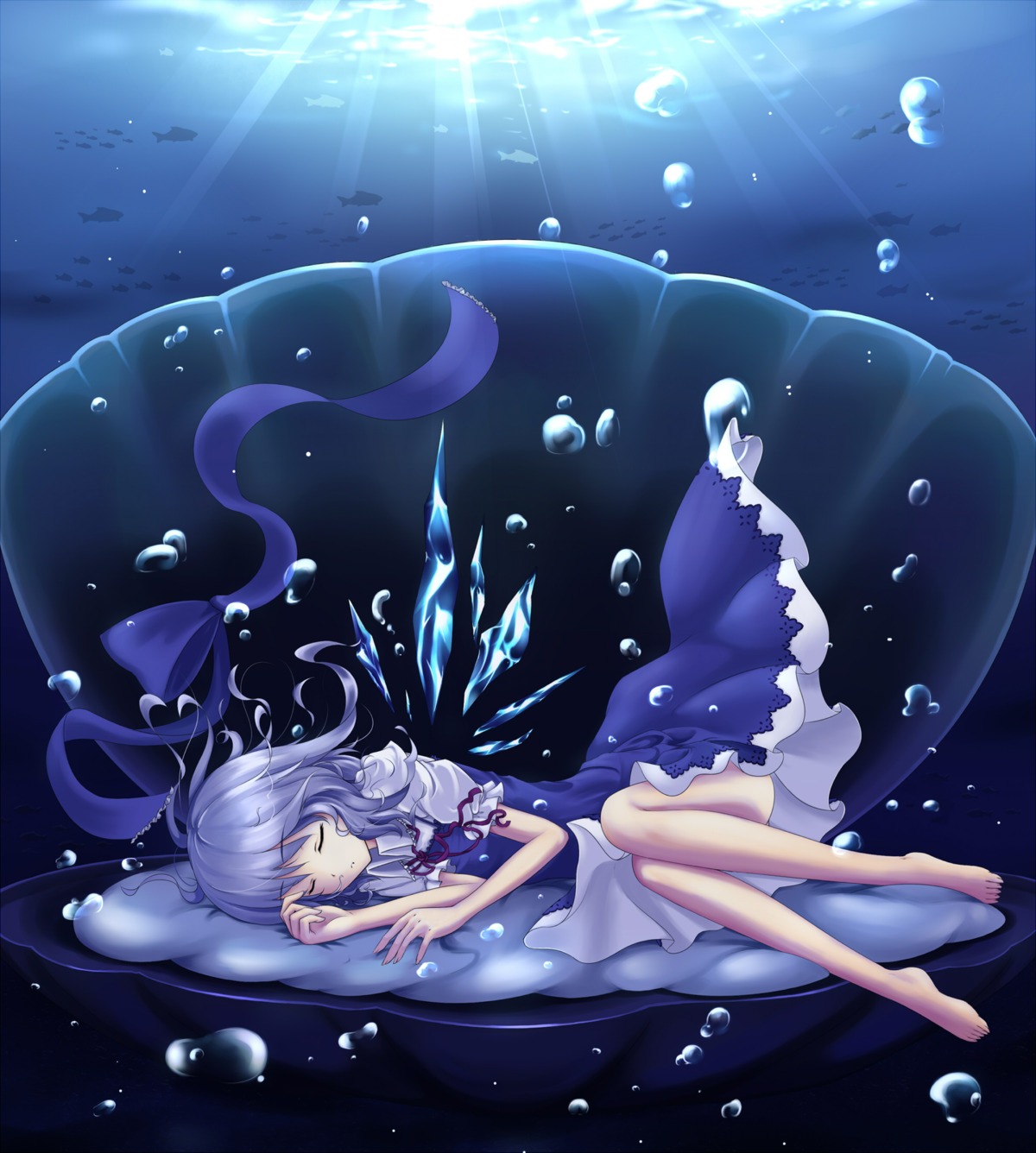 cirno, cloudy.r, touhou