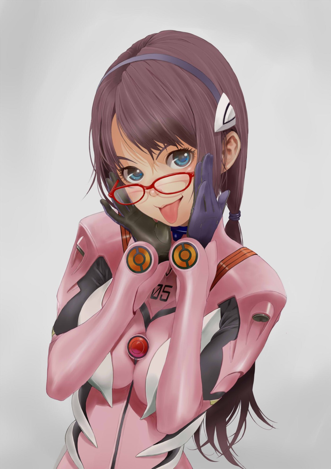 bodysuit, jpeg_artifacts, makinami_mari_illustrious, manvow, neon_genesis_evangelion