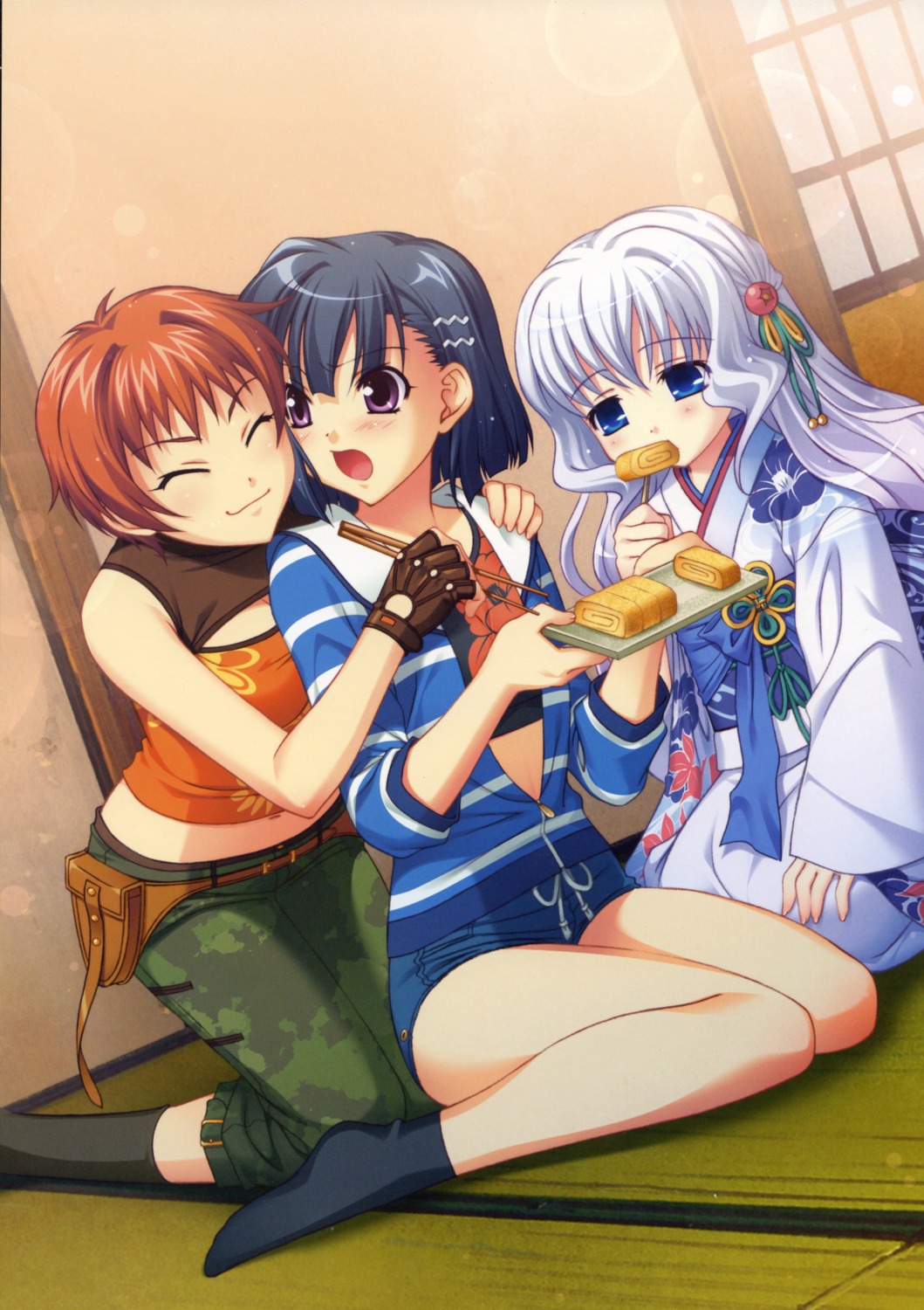 aoi_shiro, hal, kyan_migiwa, nami_(aoi_shiro), osanai_shouko, screening