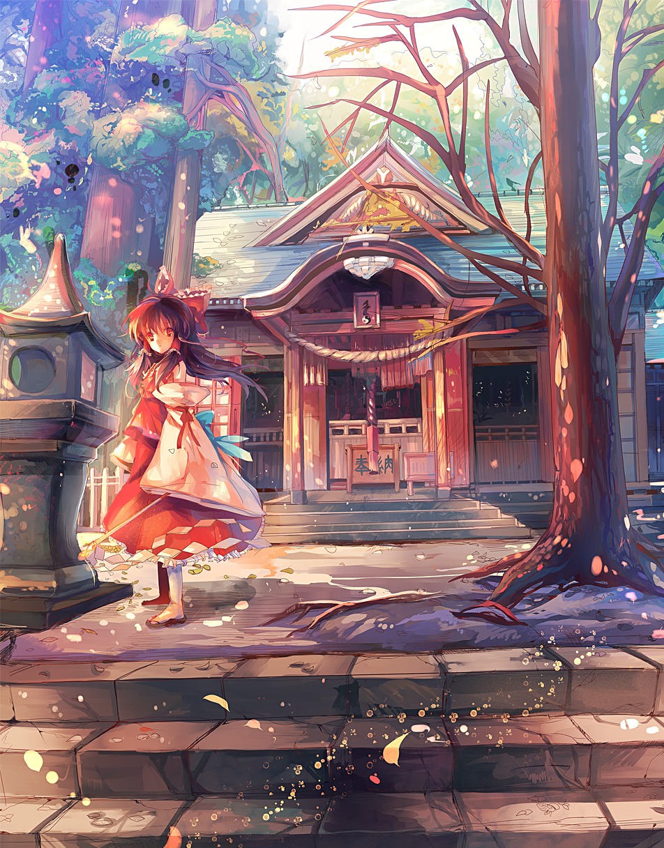 hakurei_reimu, kirero, miko, touhou