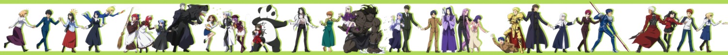 archer, arcueid_brunestud, artoria_pendragon_(fate), bazett_fraga_mcremitz, cap, caren_hortensia, carnival_phantasm, ciel