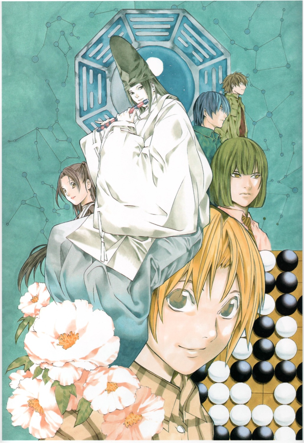 akira_touya, fujisaki_akari, fujiwara_no_sai, hikaru_no_go, hikaru_shindo, obata_takeshi