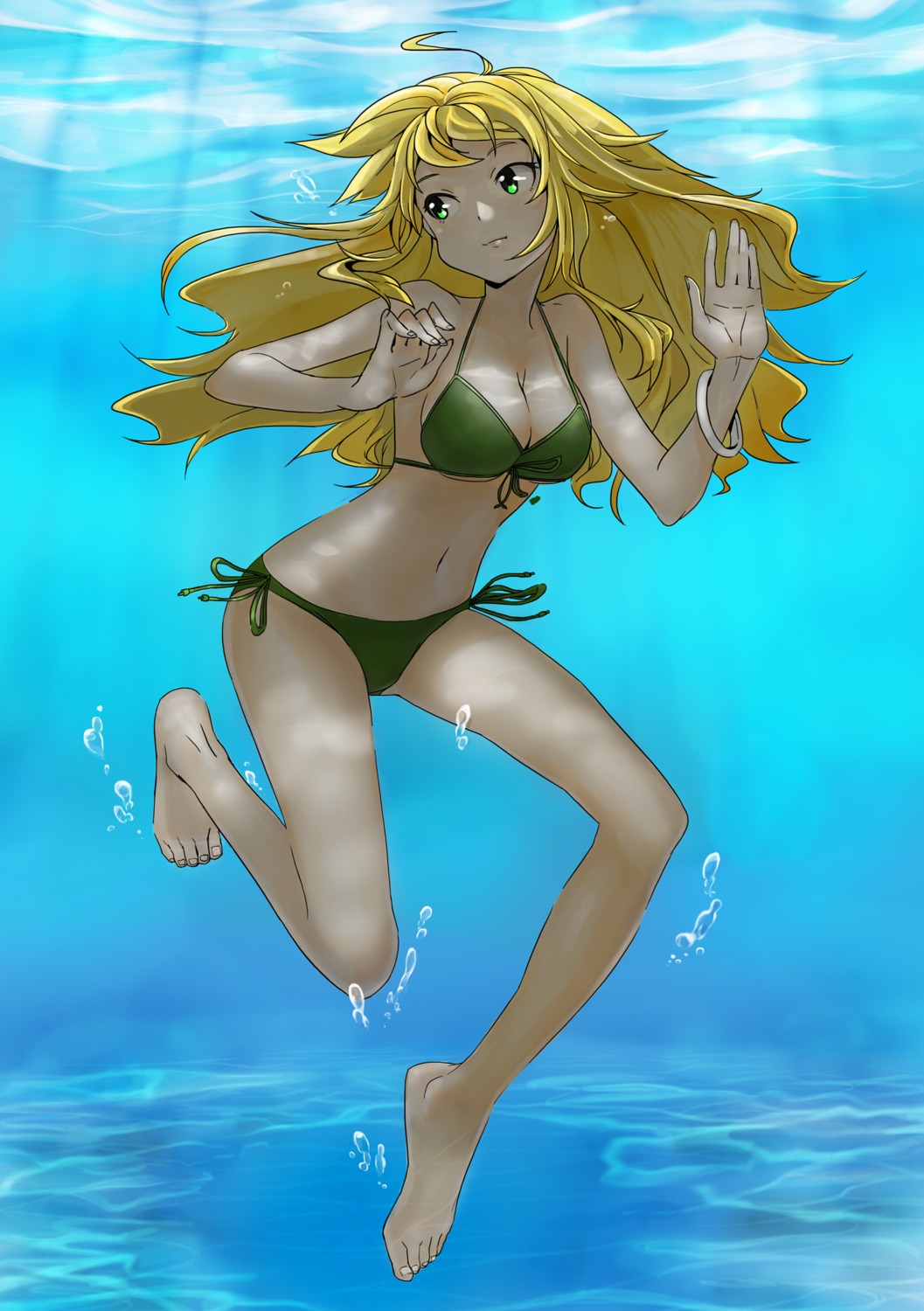 bikini, cleavage, gulim, hoshii_miki, swimsuits, the_idolm@ster