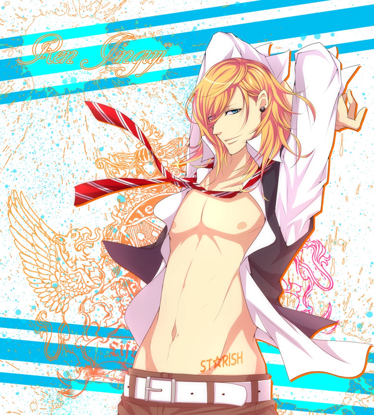 jinguuji_ren, male, noise2046, uta_no_prince_sama
