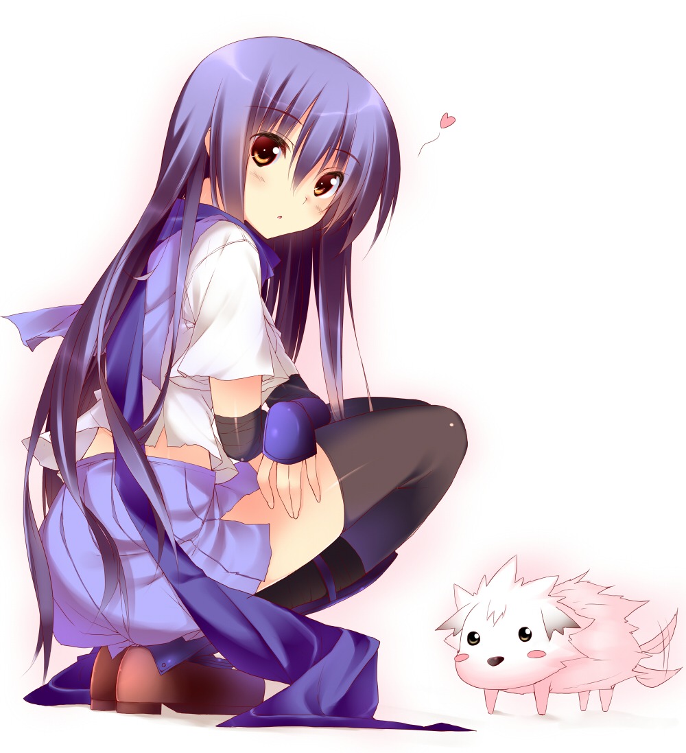 angel_beats!, kuwashima_rein, seifuku, shiina, thighhighs