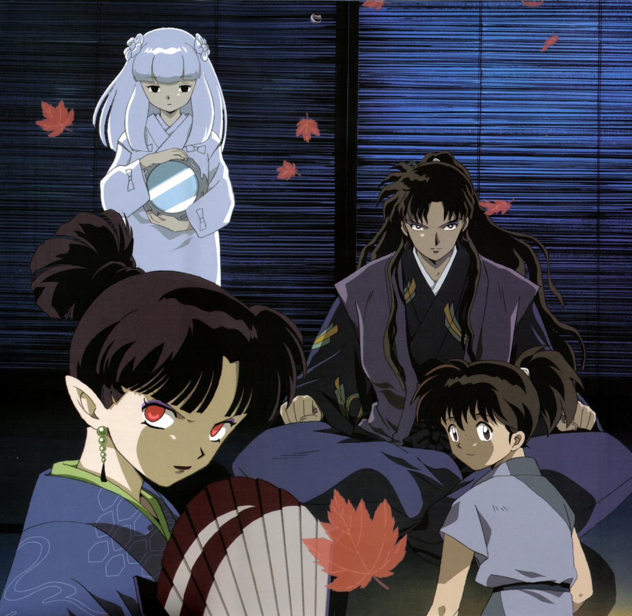 inuyasha, kagura_(inuyasha), kanna_(inuyasha), kohaku_(inuyasha), naraku