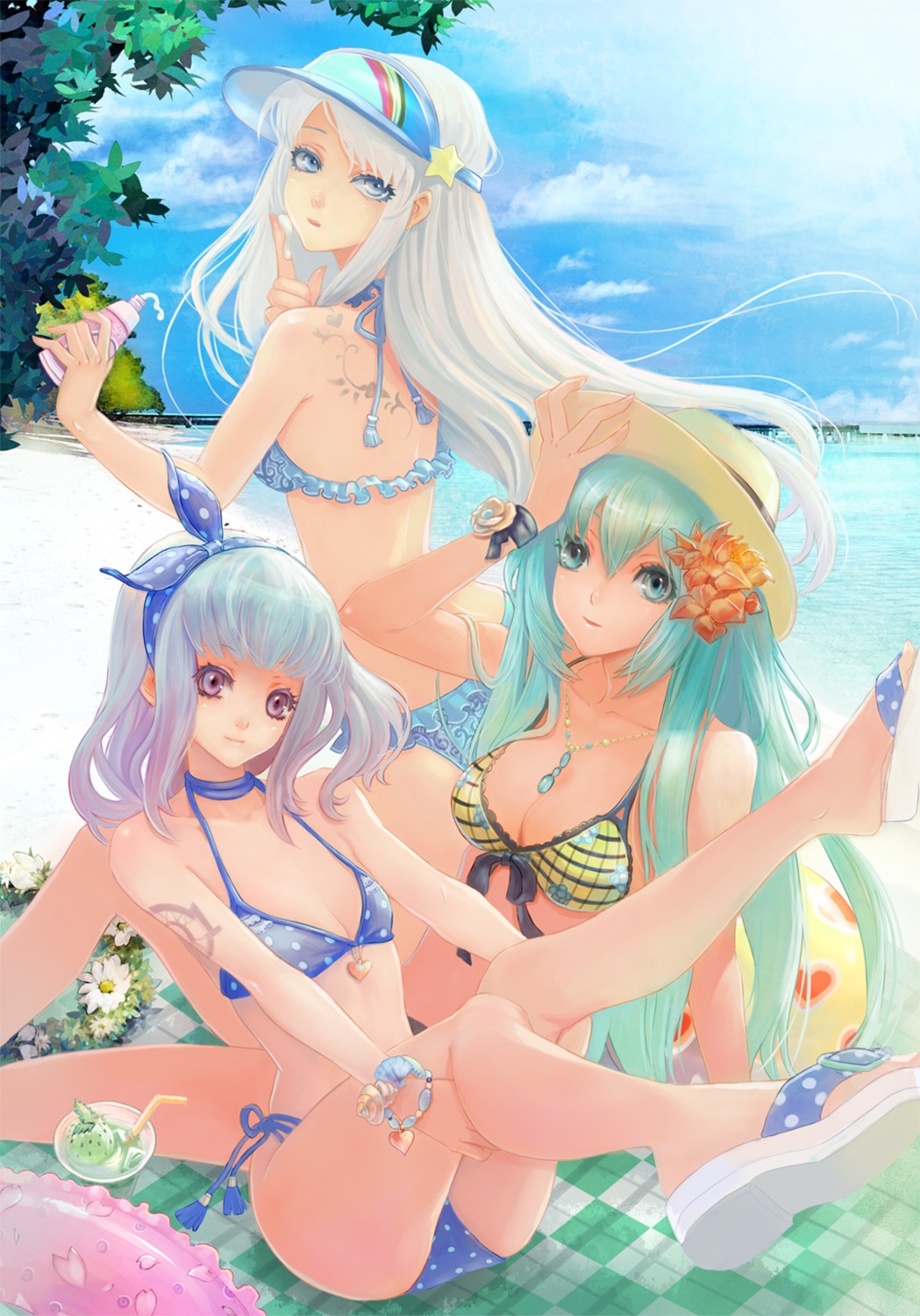 bikini, cleavage, swimsuits, teddy_yang