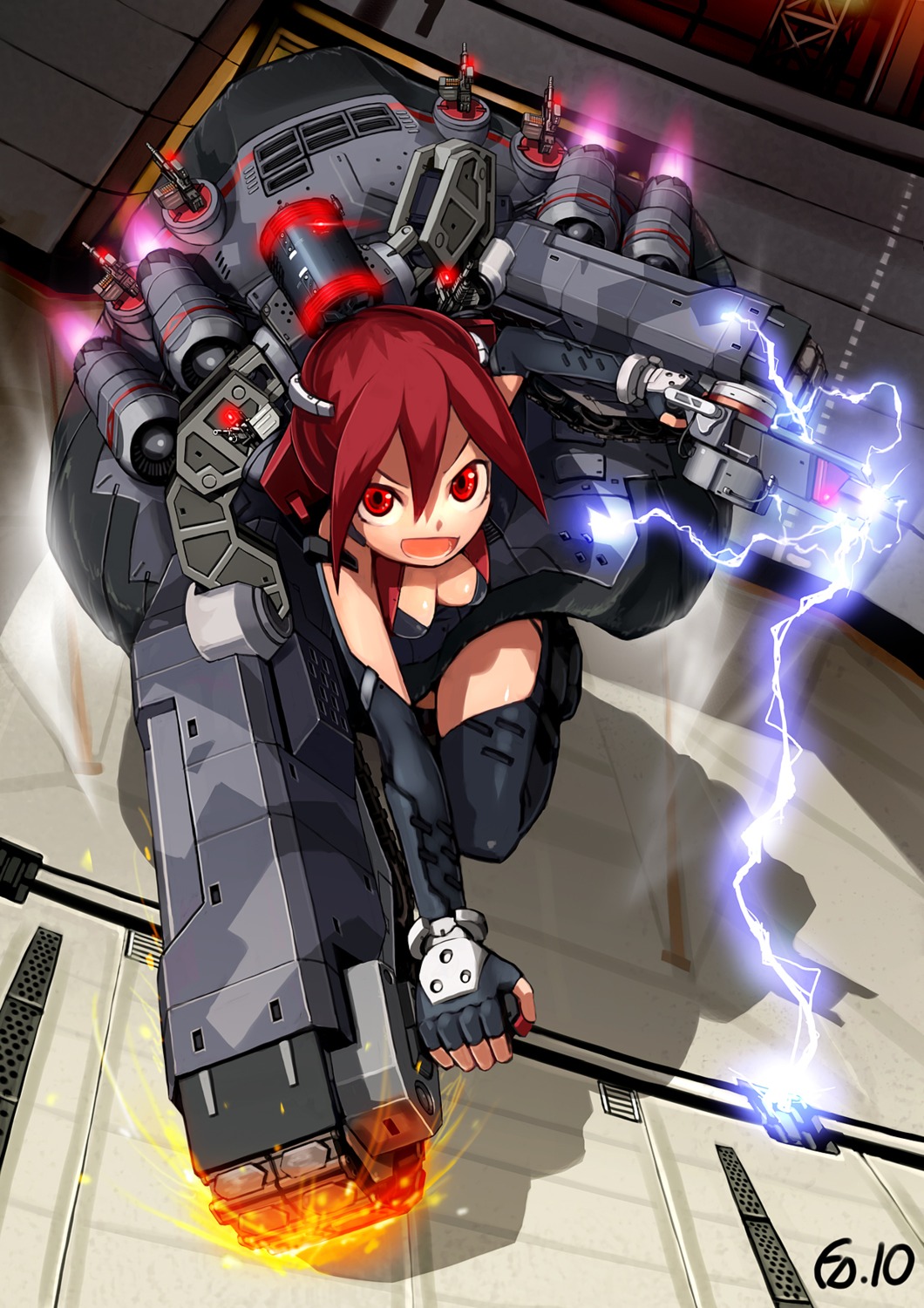 bail, cleavage, mecha_musume, metal_gear, metal_gear_solid_peace_walker, thighhighs